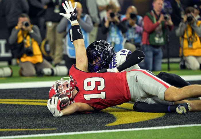 Georgia tight end Brock Bowers